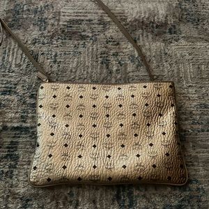 Gold Mcm crossbody